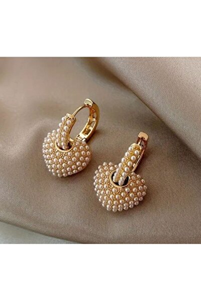 Dgt Luxury 14K Altın kaplama, Yapay inci, Fransız Tarzı damla Küpe