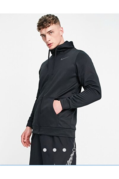 Nike Therma Full-Zip Erkek Antrenman Günlük Thermal Sweatshirt