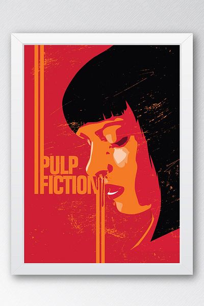 Saturn Pictură înrămată Pulp Fiction - Pictură cu poster roman Fim ieftină