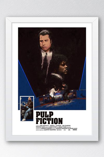 Saturn Pictură înrămată Pulp Fiction - Pictură cu poster roman Fim ieftină