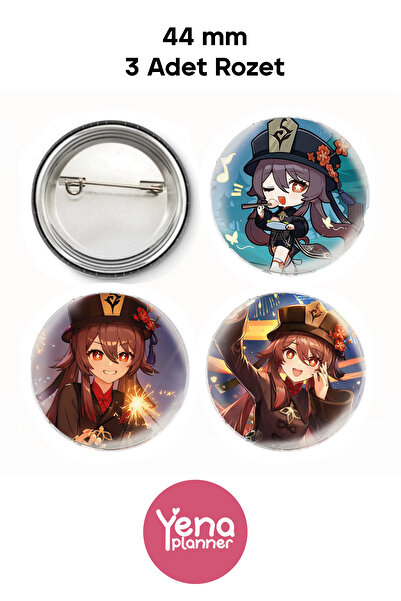 Yenaplanner مجموعة زينة حقيبة جينشين / مجموعة شارة