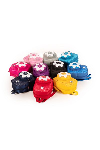BORNAY Ball Patterned Football Bag - School Bag - Boy's Bag - Primary School