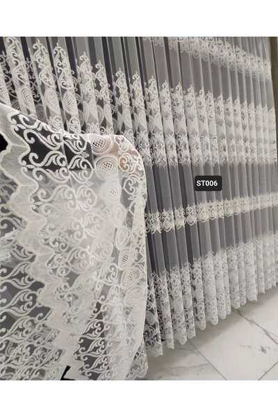 Store taçhome salon Perdesi kırışmaz TiTim zeminli