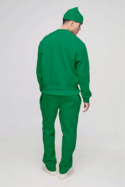 Superlife Ανδρικό παντελόνι φλις με επένδυση 3 κλωστών, χοντρό μπρούκλιν εμπριμέ SPR24EA70