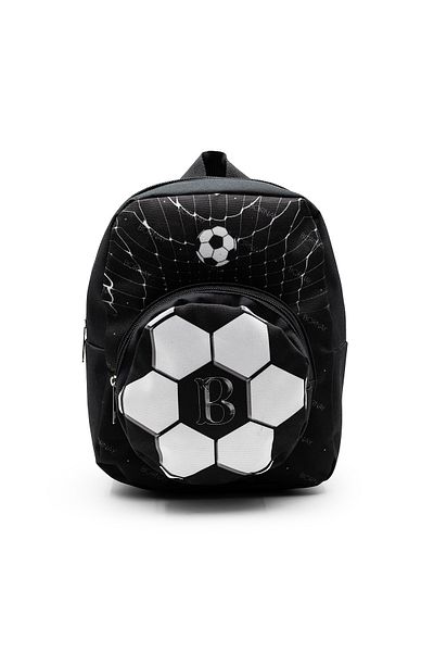 BORNAY Ball Patterned Football Bag - School Bag - Boy's Bag - Primary School