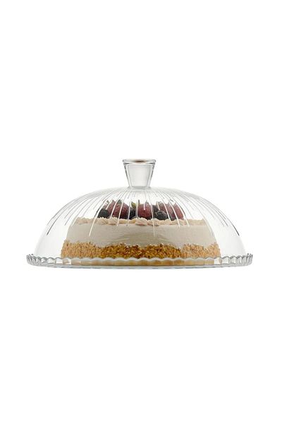 Paşabahçe 96873 Patisserie Striped Footless Cake Jar