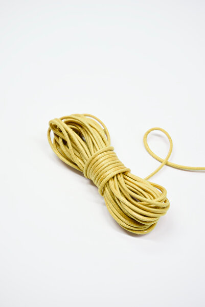 Dokumarkt Στρογγυλό κορδόνι με κερί 2 mm - Στρογγυλό κορδόνι από κερωμένο βαμ...