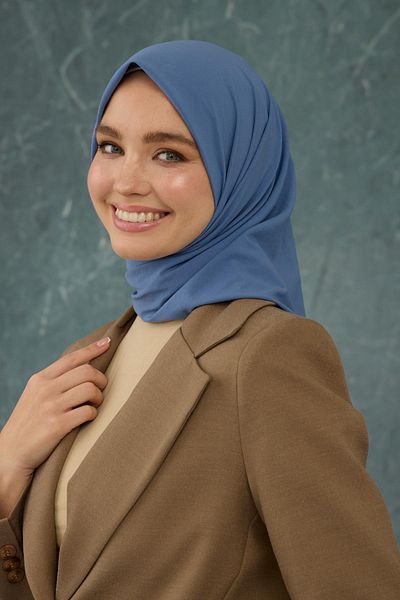 İpekhan Μπλε Comfy No Scarf - 10001-19