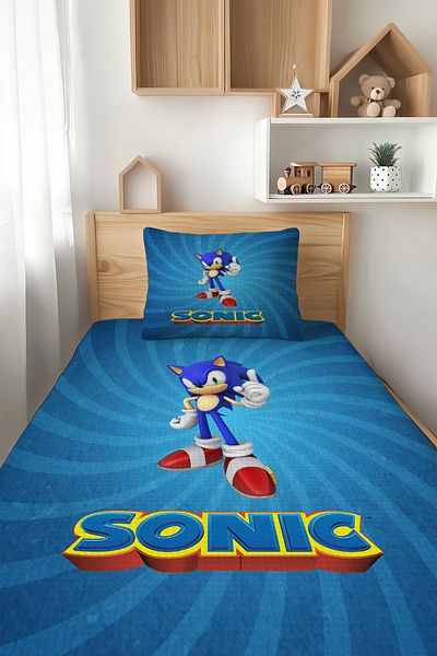 Şen Dekorasyon Sonic 4 Season Children's Pique Set