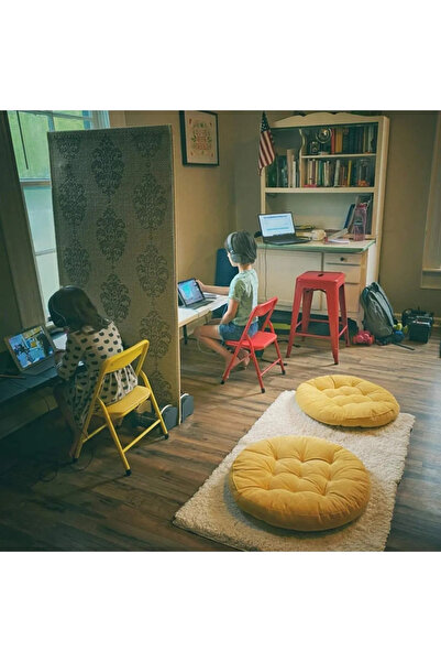 FABRİCAHOME Yuvarlak Sandalye Minderleri, İç & Dış Mekan Yer Oturma Minderler...