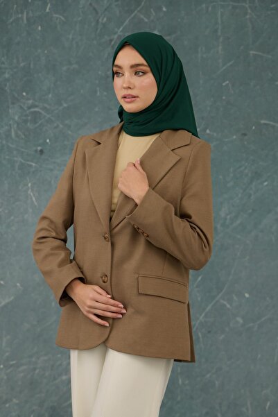 İpekhan Emerald Green Comfy None Scarf - 10001-28