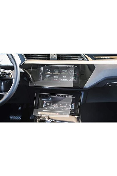 Mobilite أودي Q8 2019-2024 موديل سفلي علوي للوسائط المتعددة ولوحة القيادة متوافقة مع واقي شاشة نانو 9H