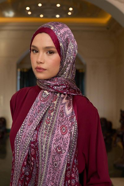 İpekhan Cherry Rotten Indian Voile Shawl - 5009-18