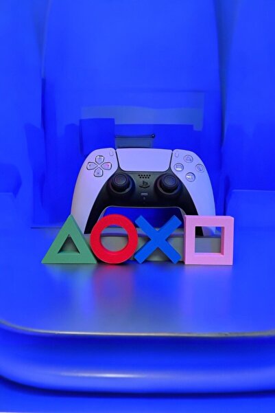 3D PLAYSTATİON - Dekoratif PS5 Gamepad Standı