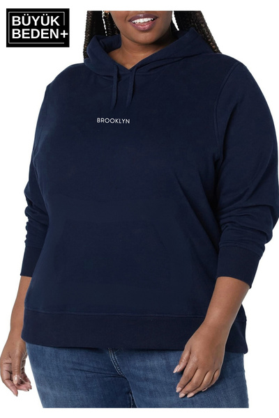 Superlife Γυναικείο μπλουζάκι με κουκούλα με στάμπα μεσαίου μεγέθους Brooklyn SPR25BSWk61