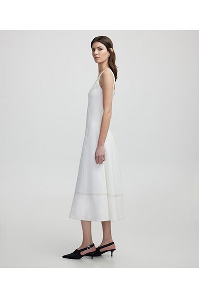 İpekyol Dress with Applique of Tricotage