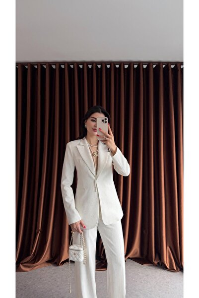 HAZELANNA سترة مطرزة بريميوم إكرو