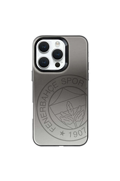 Fenerbahçe iPhone 16 Pro Uyumlu Fenerbahçe Premium Monochrome Büyük Logo Tele...