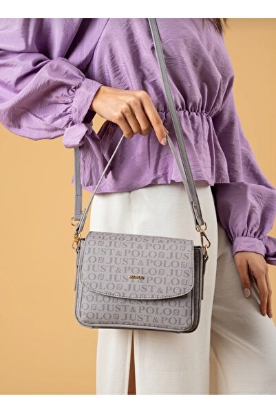 ÇANTAM GELSİN Just Polo Women's 4-Bolmed Shoulder and Crossbody Bag