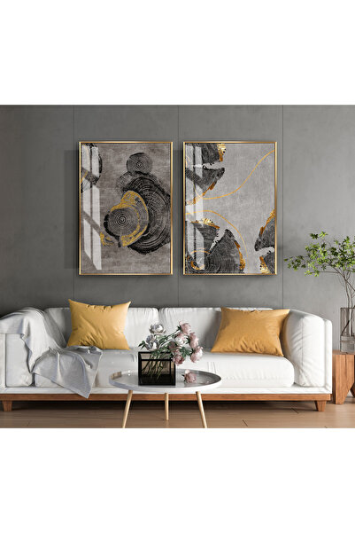 Harika bir ev Hari̇kabi̇rev | Gold-Black Bohemian Style Abstract Combination ...