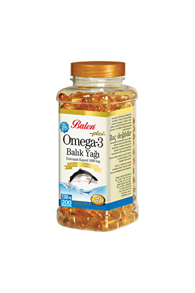 Balen Omega 3 Plus Balık Yağı 1380 Mg*200 Kapsül