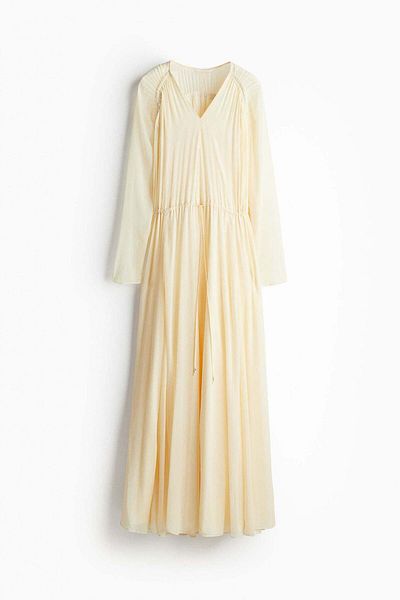 H&M Long chiffon dress