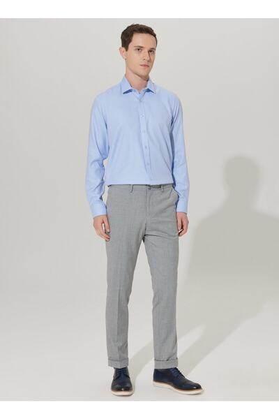 ALTINYILDIZ CLASSICS Cămașă croită slim fit cu croială îngustă, guler clasic, 100% bumbac, cu model, fără călcat, care nu necesită călcare
