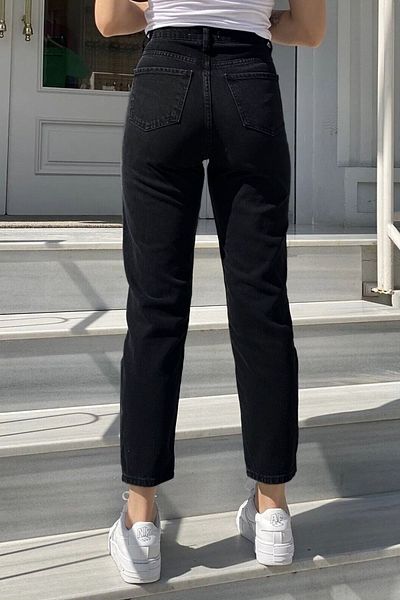 LİMABEL Milano Mystery Zaha Dores - Jaxen Julia Jeans, Women's Black High Waist Lycra Denim