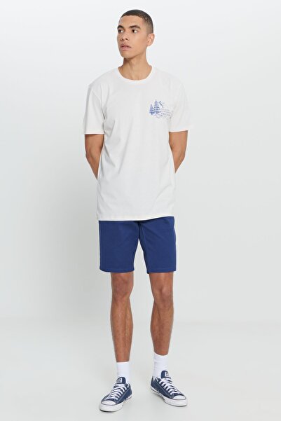 AC&Co / Altınyıldız Classics Men's Light Gray Standard Fit Regular Fit 100% Cotton Crew Neck T-Shirt