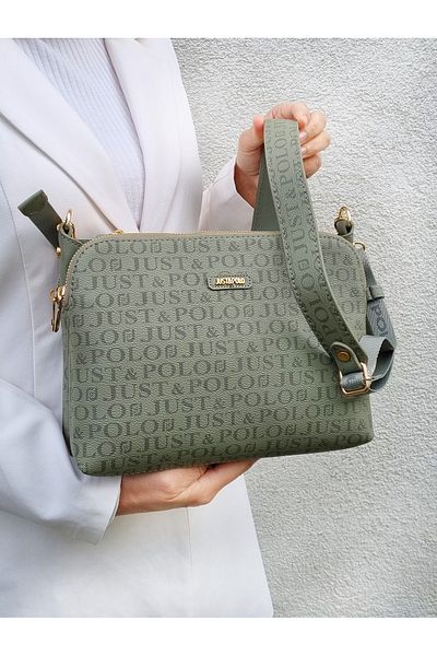 çantamgelsin JUST POLO FEMEI GEANT DE UMAR ȘI CROSSBODY CU 6 SECȚIUNI