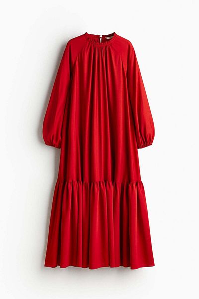 H&M Voluminous maxi dress