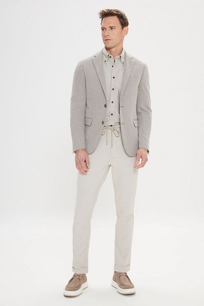 ALTINYILDIZ CLASSICS Ανδρικά σακάκια Khaki - 360 Stretching, Slim Fit, Mono Collar