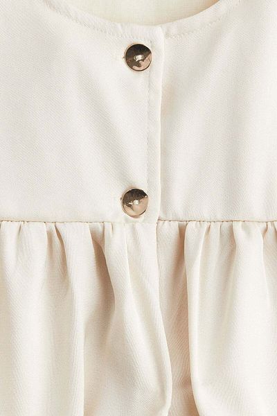 H&M Satin peplum top