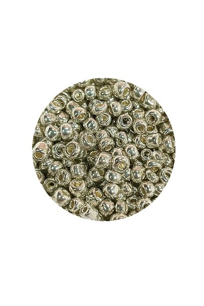 Royaleks Glossy Silver Cast Glass Sand Beads - 3 Mm, 20 Grams, Bnc147