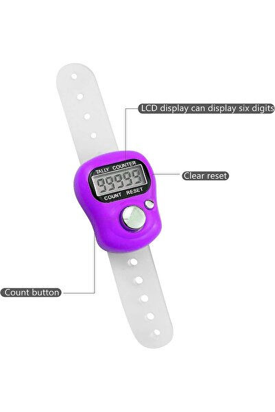 Boldy Sportski brojač - Zikirmatik prsten tasbih - Digitalni tasbih - Elektro...