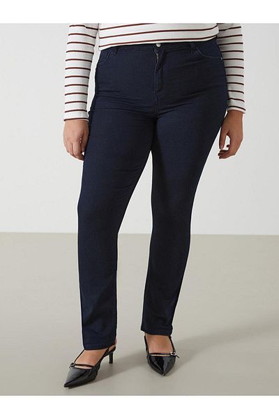LC Waikiki Pantaloni de jeans pentru femei LCW Straight Fit