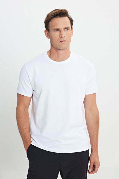 ALTINYILDIZ CLASSICS Tricou din bumbac cu decolteu rotund cu croială normală