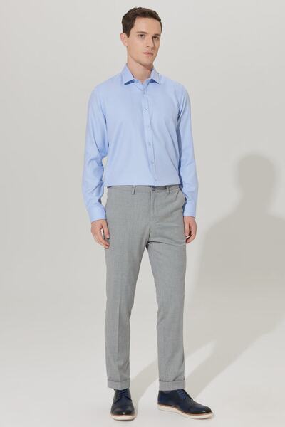 ALTINYILDIZ CLASSICS Cămașă croită slim fit cu croială îngustă, guler clasic, 100% bumbac, cu model, fără călcat, care nu necesită călcare