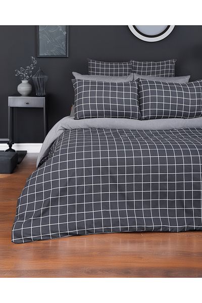 ÇIQRIK HOME Σετ Παπλωματοθήκη Διπλό Ranforce με Ελαστικά Σεντόνια