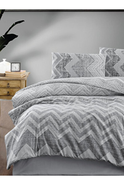 ÇIQRIK HOME Double Ranforce Duvet Cover Set with Elastic Sheets