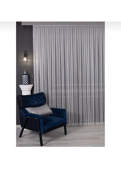 NP Narin Home Grek Tulle Gramaged (1/3) Tight Pleat Suitable for All Rooms Skirt Leaded Tulle Curtain