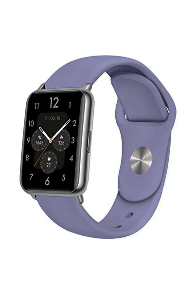 Nezih Case Huawei Watch Fit 2 Uyumlu A+ Kalite Klasik/spor Jel Silikon Kordon