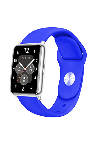Nezih Case Huawei Watch Fit 2 Uyumlu A+ Kalite Klasik/spor Jel Silikon Kordon