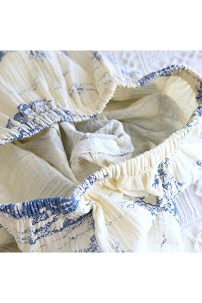 Global ORGANİK PAMUK MÜSLİN KUMAŞ PİJAMA TAKIMI