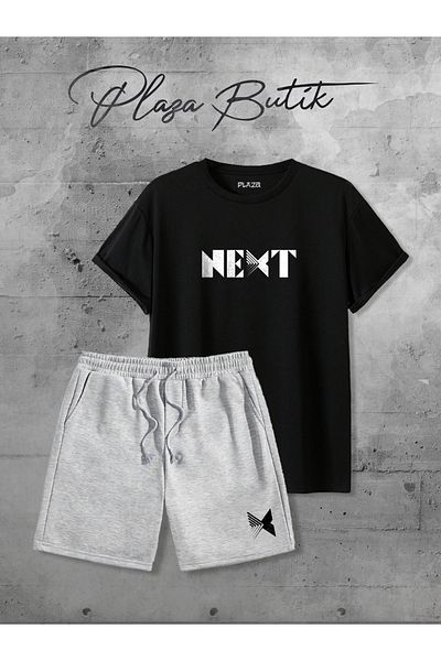 Plaza Butik Next Printed Shorts Tshirt Bottom Top Set
