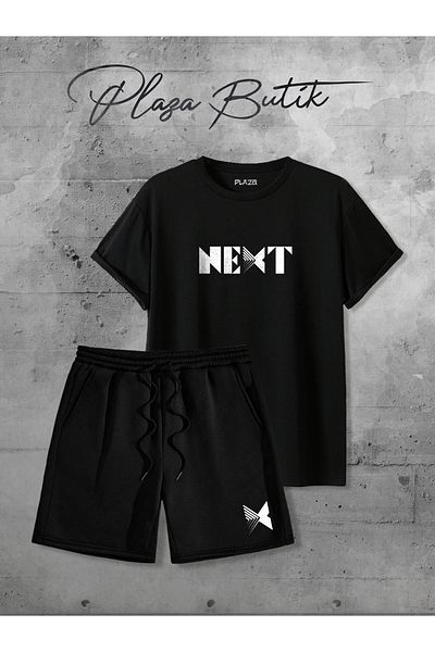 Plaza Butik Next Printed Shorts Tshirt Bottom Top Set