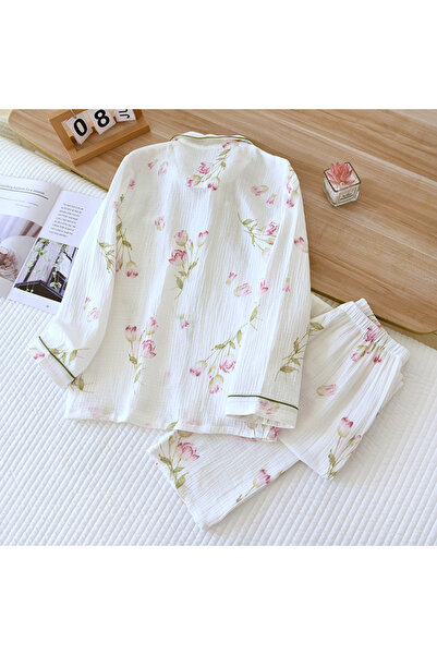 Global Organic Cotton Muslin Fabric Pajama Set