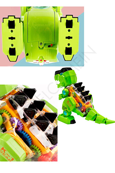 NW NessiWorld Oyuncak Işıklı, Müzikli ve Hareketli Gerçekçi Robot Dinozor