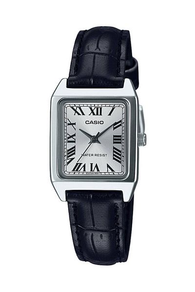 Casio Women's Wrist Watch with Silver Band Black Color
