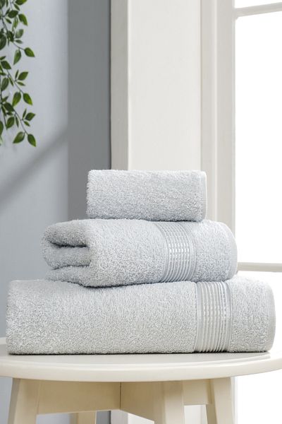 Casnack Clara Model 3-Piece Bath Towel Set